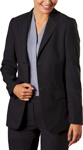 Picture of Winning Spirit Womens Stretch Two Buttons Mid Length Jacket (M9206)