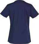 Picture of Winning Spirit Womens V Neck Contrast Trim Scrub Top (M7660)