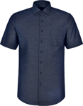 Picture of Winning Spirit Mens Ascot Short Sleeve Dot Jacquard Stretch Shirt (M7400S)