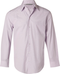 Picture of Winning Spirit Mens Mini Check Long Sleeve Shirt (M7360L)