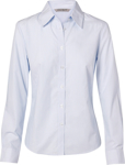 Picture of Winning Spirit Womens Fine Stripe Long Sleeve Shirt (M8212)