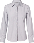 Picture of Winning Spirit Womens Fine Stripe Long Sleeve Shirt (M8212)