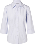 Picture of Winning Spirit Womens Mini Check 3/4 Shirt (M8360Q)
