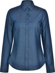 Picture of Winning Spirit Womens Ascot Long Sleeve Dot Jacquard Stretch Shirt (M8400L)