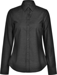 Picture of Winning Spirit Womens Ascot Long Sleeve Dot Jacquard Stretch Shirt (M8400L)
