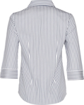 Picture of Winning Spirit Womens Executive Sateen Stripe 3/4 Sleeve Shirt (M8310Q)