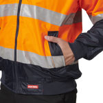 Picture of Hardyakka Core Hi Vis 2 Tone Taped Waterproof Bomber Jacket (Y06675)