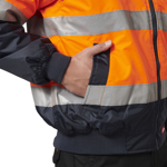 Picture of Hardyakka Core Hi Vis 2 Tone Taped Waterproof Bomber Jacket (Y06675)