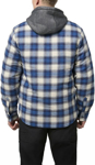 Picture of Hardyakka Quilted Flannel Hooded Shacket (Y06690)
