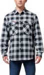 Picture of Hardyakka Long Sleeve Check Flannel Cotton Work Shirt (Y07295)