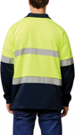 Picture of Hardyakka Hi Vis 2 Tone 1/4 Zip Brushed Taped Fleece Jumper (Y19270)