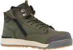 Picture of Hardyakka 3056 Lace Up & Side Zip Steel Toe Safety Boot - Olive (Y60203)