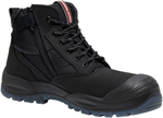 Picture of Hardyakka Nite Vision Hi Vis Lace Up Steel Toe Safety Boot - Black (Y60235)