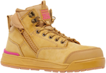 Picture of Hardyakka Women's 3056 Lace Up & Side Zip Safety Boot - Wheat (Y60240)