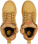 Picture of Hardyakka Women's 3056 Lace Up & Side Zip Safety Boot - Wheat (Y60240)