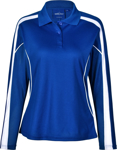 Picture of Winning Spirit Womens Legend Plus Long Sleeve Polo (PS70)