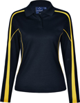 Picture of Winning Spirit Womens Legend Plus Long Sleeve Polo (PS70)
