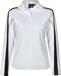 Picture of Winning Spirit Womens Legend Plus Long Sleeve Polo (PS70)