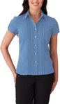 Picture of City Collection City Stretch Spot Cap Sleeve Shirt (2173SS)