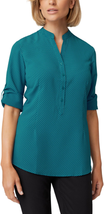Picture of City Collection Hi Low Ladies 3/4 sleeve Shirt (2175)