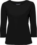 Picture of City Collection Smart Knit 3/4 Sleeve Blouse (2290)