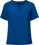 Picture of City Collection The Knit Woven Short Sleeve Blouse (2299)