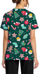 Picture of Cherokee Waiting for Santa Print Top (CK856-WFSA)