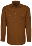 Picture of Ritemate Workwear-Mens Pilbara Closed Front Long Sleeve Shirt (RM200CF)