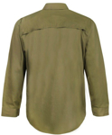 Picture of NCC Apparel Mens Lightweight Long Sleeve Vented Cotton Drill Shirt (WS4011)
