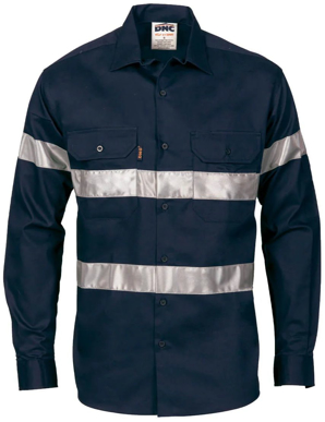 Picture of DNC Workwear Hi Vis Day/Night Drill Shirt (3535)