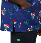 Picture of NNT Uniforms Unisex Santa Koala Scrub Top (CATRGA-MKP)