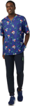 Picture of NNT Uniforms Unisex Santa Koala Scrub Top (CATRGA-MKP)